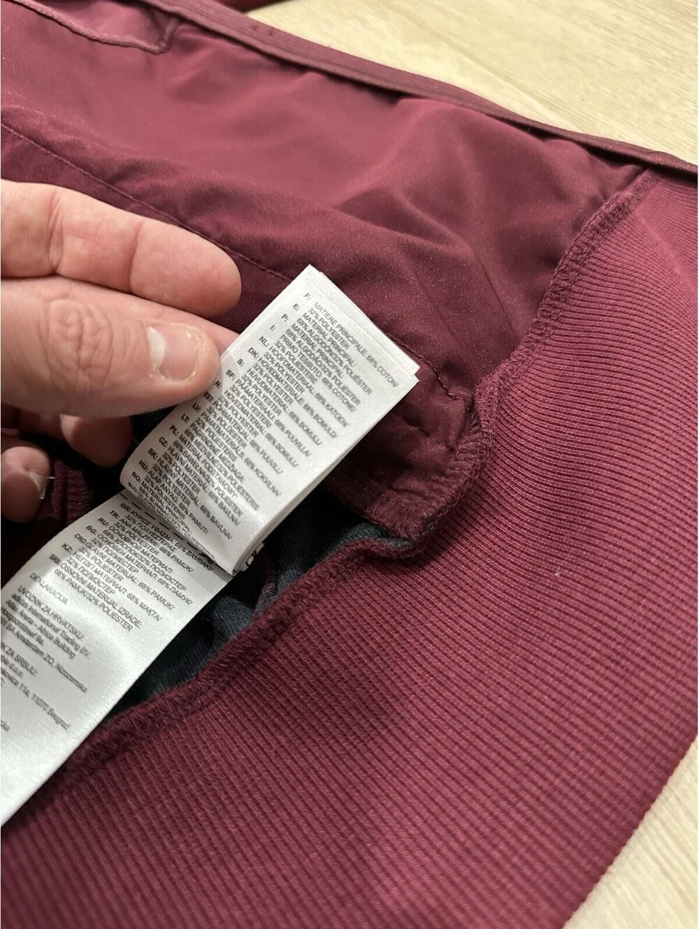 Retro Adidas Velour Tack Top Jacket Mens Medium Burgandy